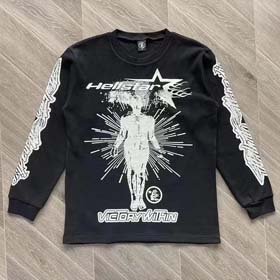 Hell Star Big logo long sleeves(12 styles)-2210