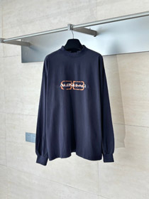 Balenciaga new thin sweatshirt with distressed letter print-5474  